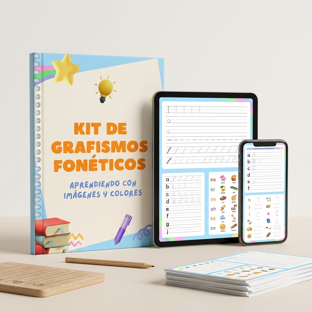 Kit Grafismos Fonéticos: Aprende a Leer con Sonidos