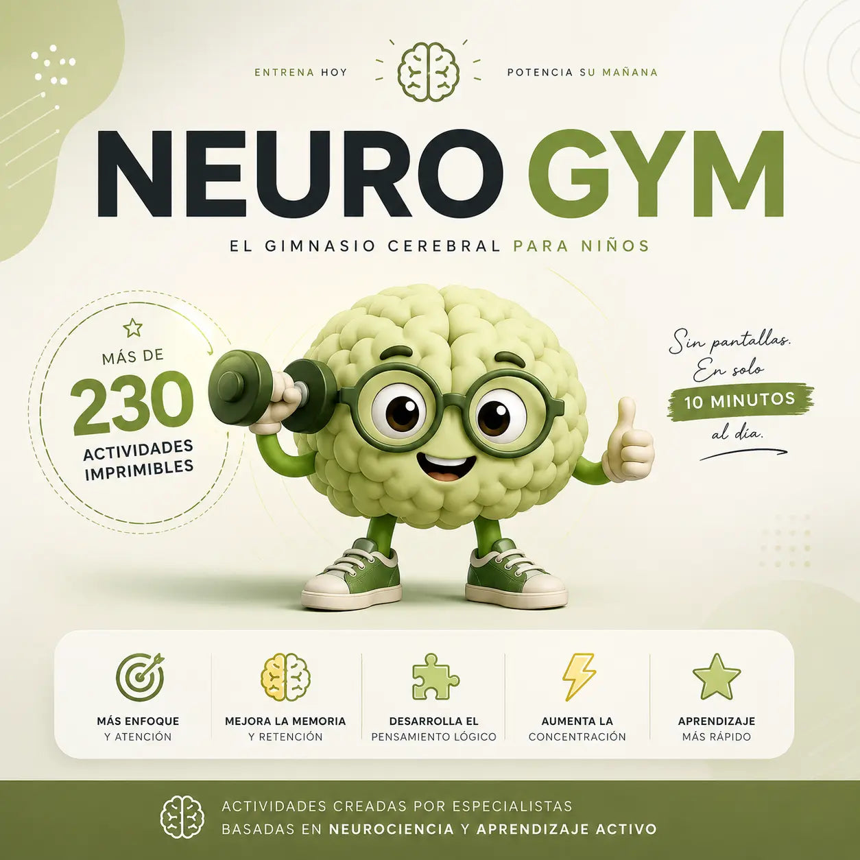 NeuroGym: +230 Actividades De Gimnasia Cerebral