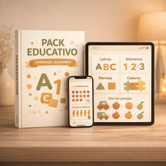 Pack Educativo: Aprende Jugando Letras y Números